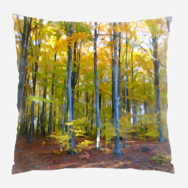 Coussin de forêt Ector, Microsuède, Intérieur