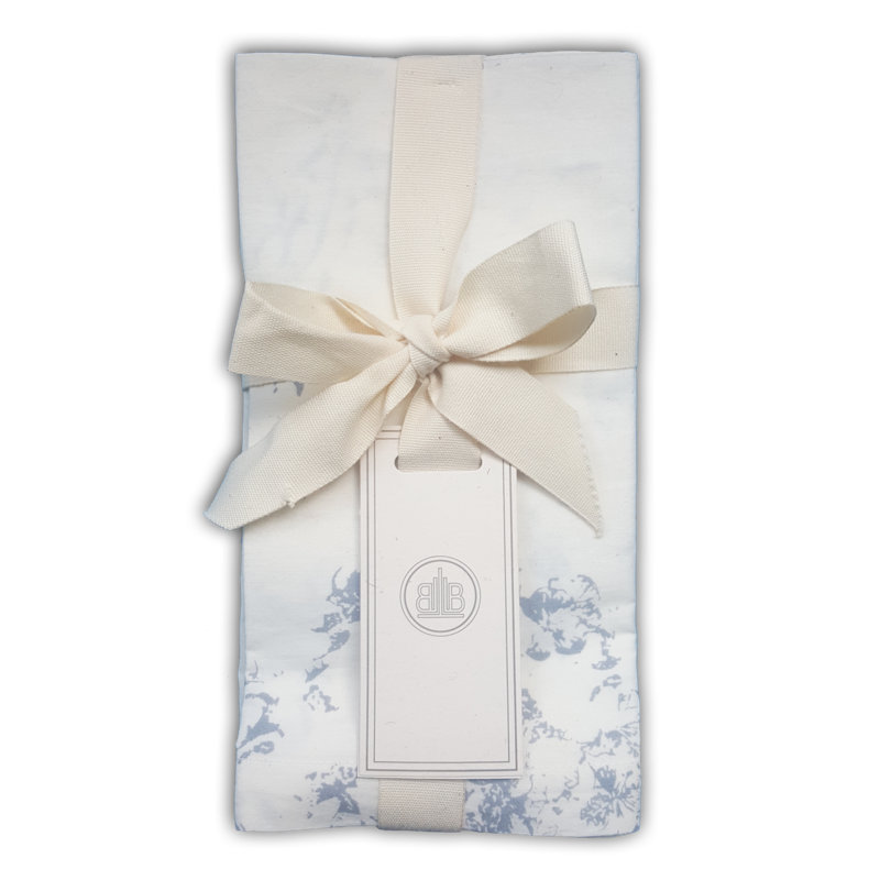 Bonnefoy Cotton Floral Square, Blue