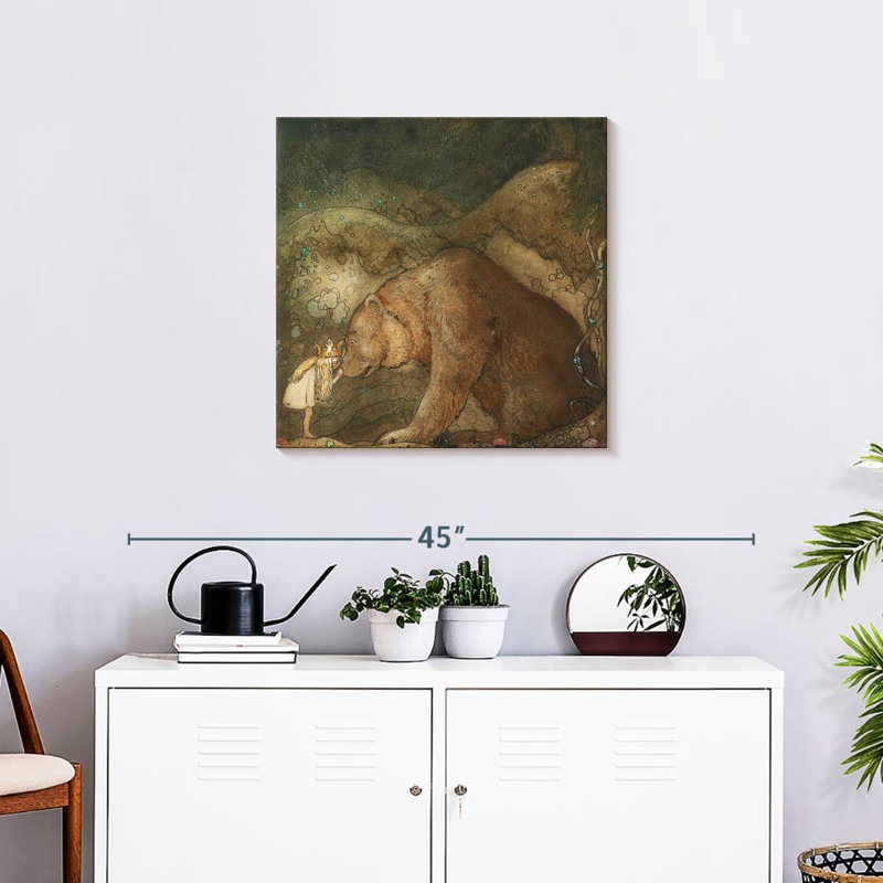 Kelan Poor Little Bear, 24" H x 24" W