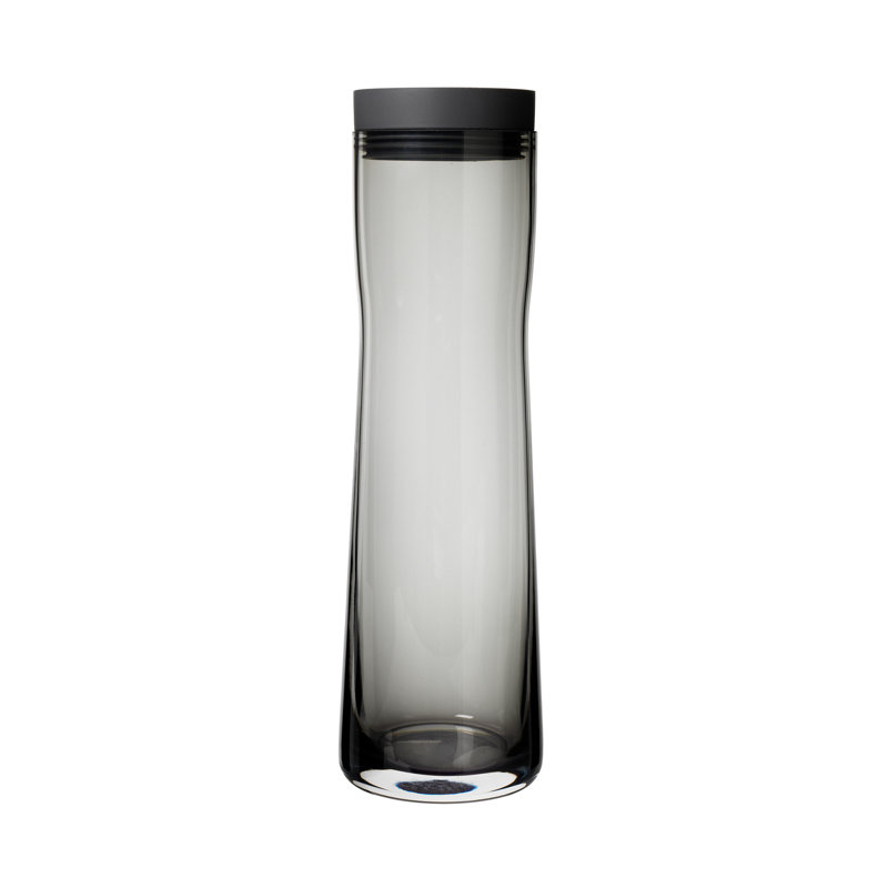 1 L Karaffe Splash, Dark Grey/ Transparent Black