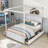 Sabrinia Full 4 Drawers Wood Canopy Bed-767061990