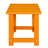 Denarrius Adirondack Outdoor Side Table ,HDPE Patio Table with Easy Maintenance and Weather resistance-1978008805