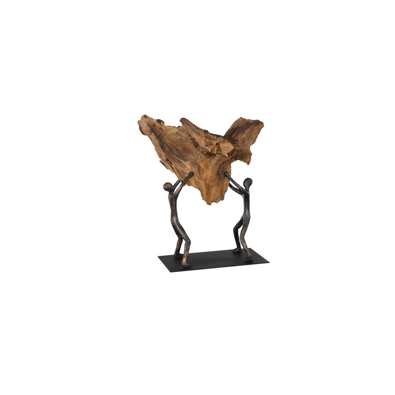Atlas Tabletop Sculpture, Freeform High Lift, With Base