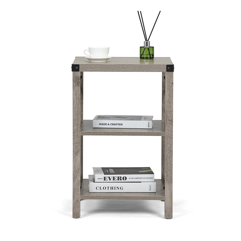 Table de chevet Rany en gris clair
