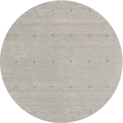 Tapis zone gris clair contemporaine