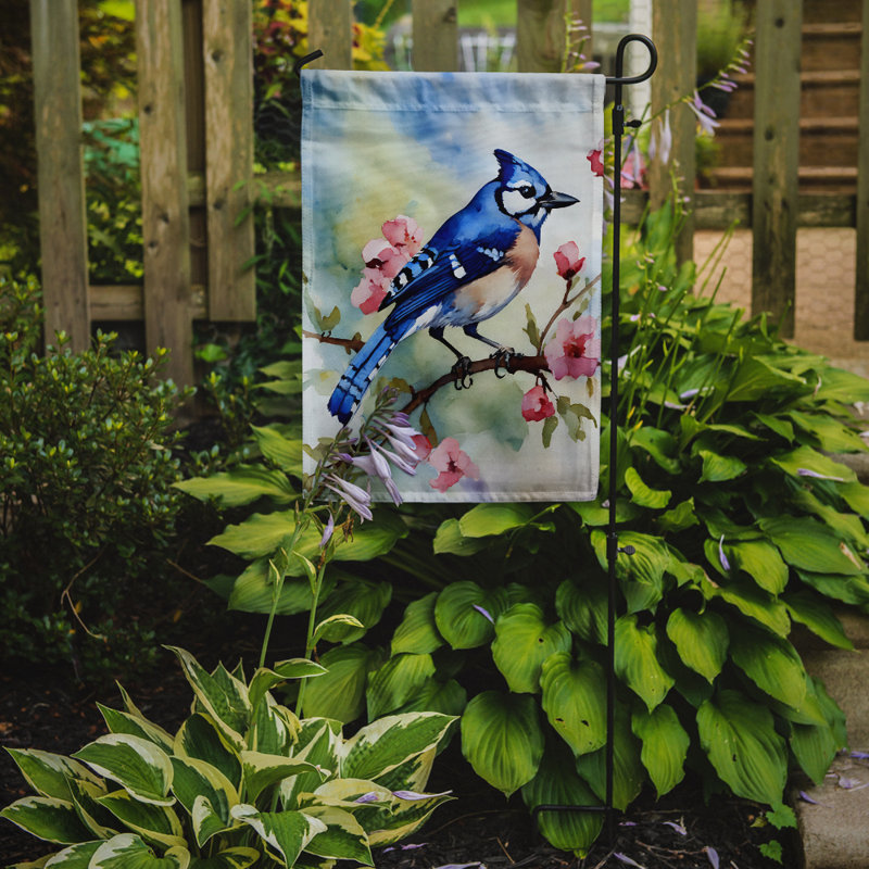 Drapeau de jardin en polyester double face H 15,5 po x l 11,25 po
