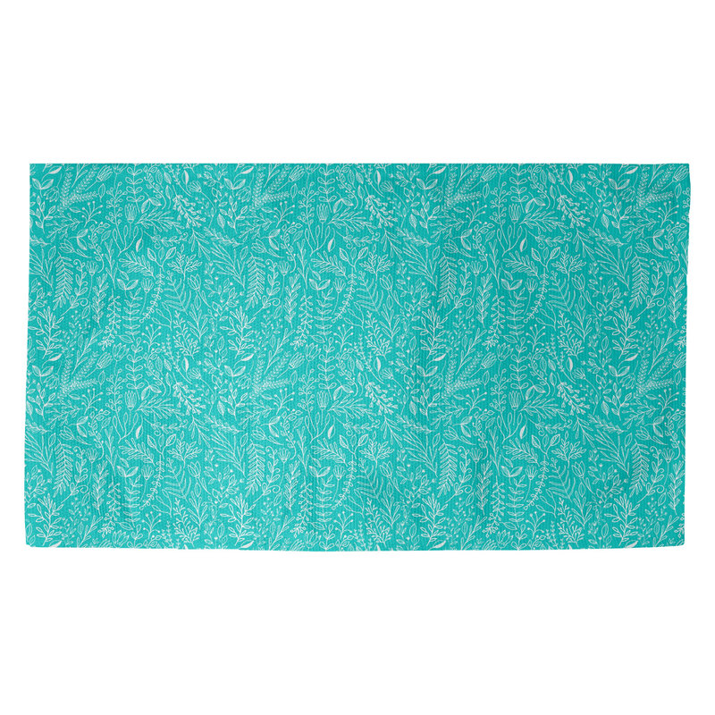 Tapis bleu/blanc ditsy floral Avicia, Rectangle 2 pi x 3 pi 4 po