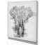 «Black and White Elephant», reproduction d'art sur toile tendue-29496730