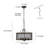 Ajrie 4 - Light Dimmable Chandelier