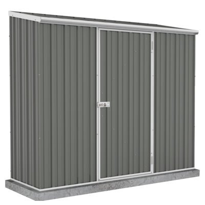 Absco Space Saver 7 ft. W x 3 ft. D Metal Lean-To Storage Shed