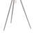 Marquice 66.25'' Chrome Tripod Floor Lamp