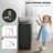 Pedestal Sink Storage Cabinet, Bathroom Sink Cabinet With 2 Barn Doors And Adjustable Shelf (Without Washbasin)-121708433