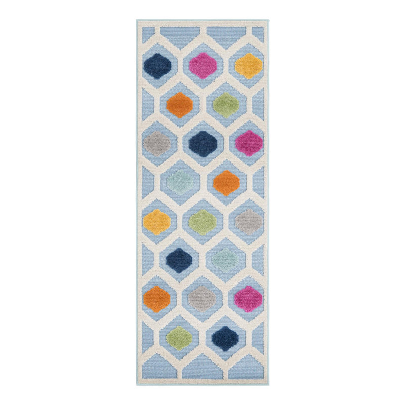 Noord Aruba Indoor/Outdoor Rug, Runner 2' x 6'