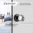 Probrico Interior Crystal Passage with Round Rosette Door Knobs for Hall ad Closet Door-87150594-71585685
