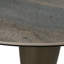 Calvary - Table de bar Mid-Century moderne en céramique et frêne gris