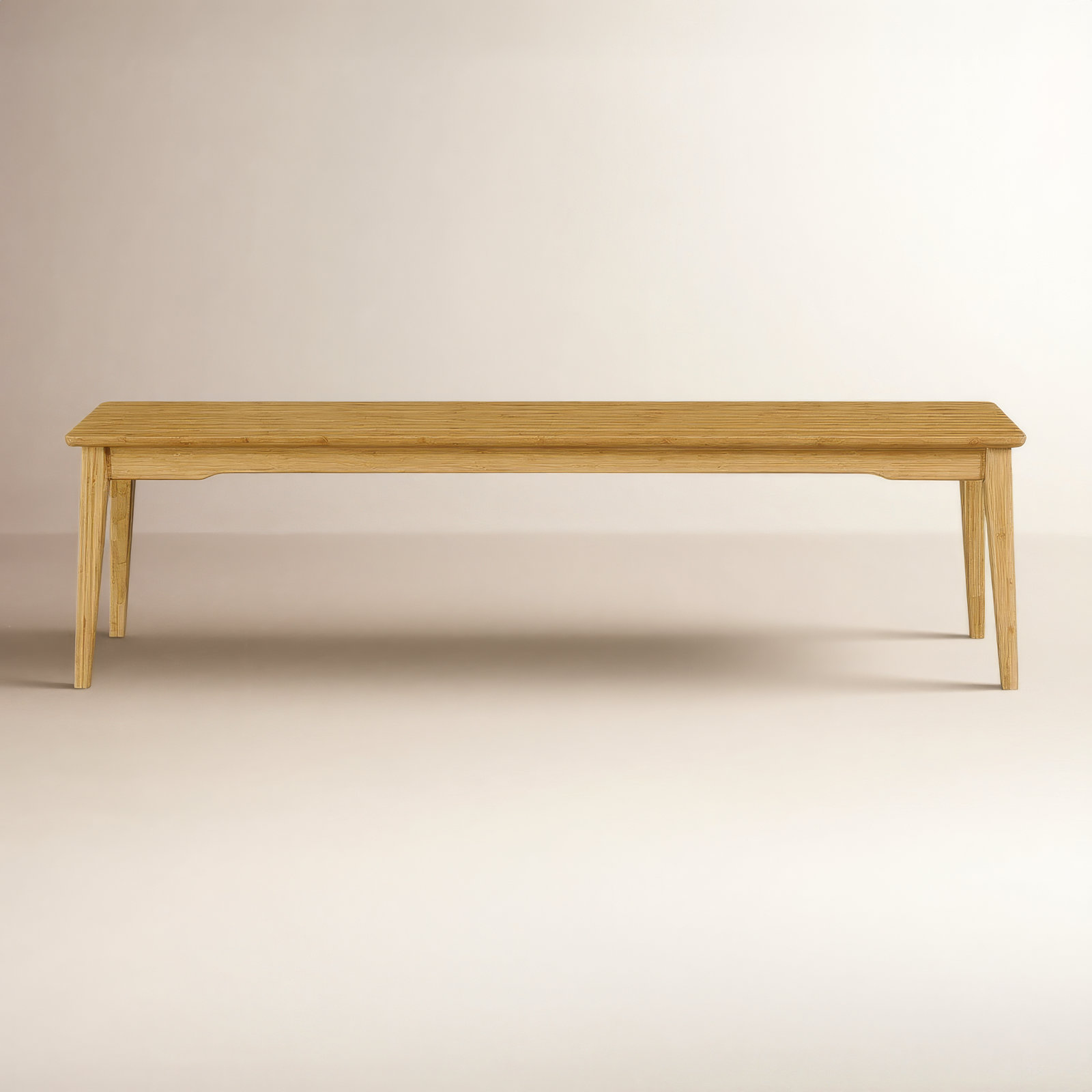 Lacey 64" Dining Bench, Caramelized, 17.5" H x 64" W x 14" D