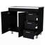 Armoire de cuisine 3 portes Wenge