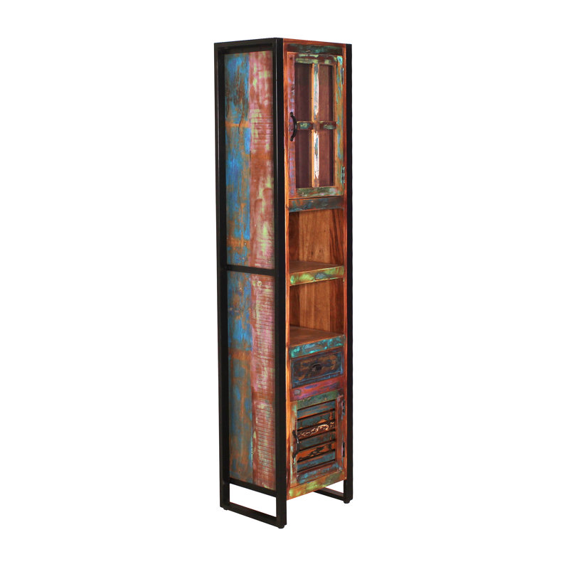 Aleck Solid Wood Linen Cabinet