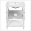 Meuble-lavabo de luxe moderne de 24 po avec lavabo en céramique, meuble de salle de bain avec tablette ouverte et rangement fermé-2126623007