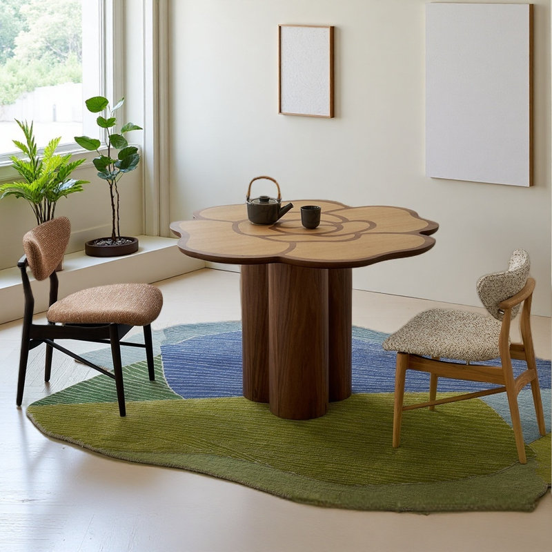 Table de salle à manger design français rétro