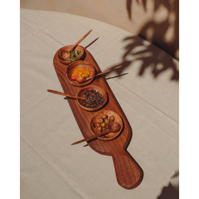 Plateau de service Four Condiment