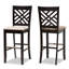 Upholstered Counter Stool with Metal Frame-788764427-788764426