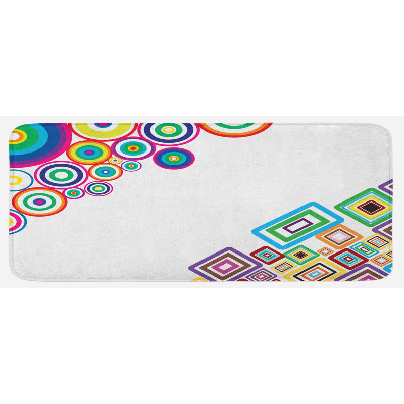Tapis de cuisine abstrait