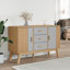 Buffet en bois massif 44,9 po Kennewick