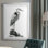 Shoreline Heron In B&W I - reproduction de cadre photo