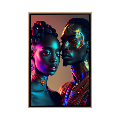 Afrofuturist African Royalty Queen And King II