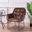 Faux Leather Armchair