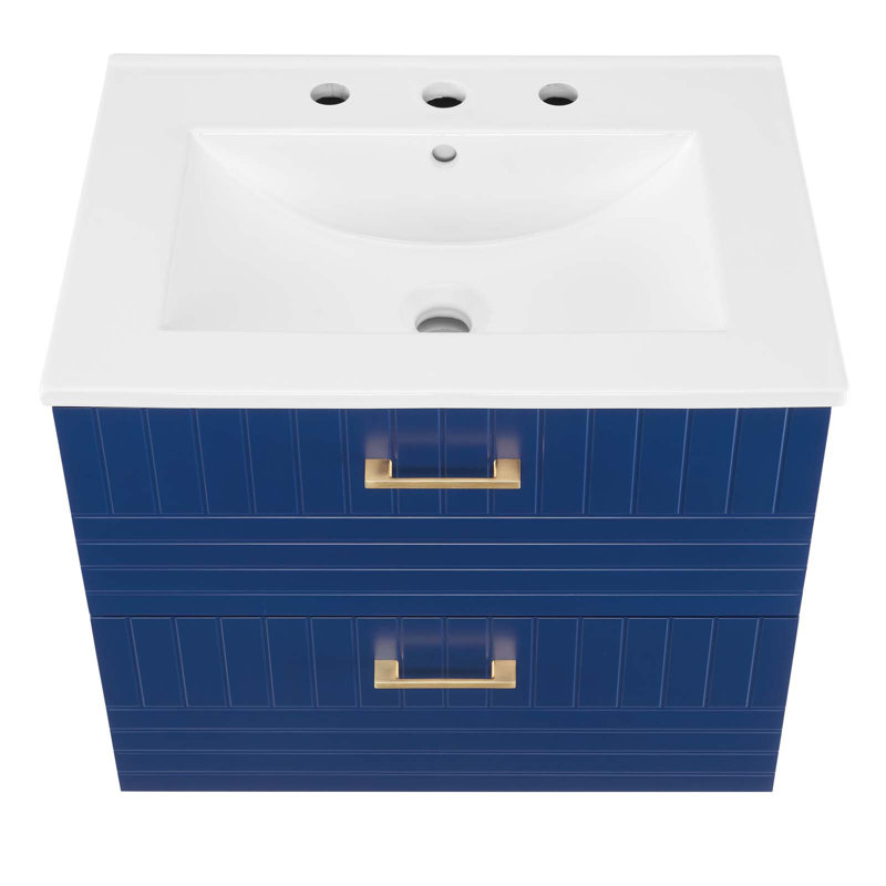 Meuble-lavabo 24 po Day Break par Modway, Bleu