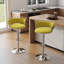 Tabouret de bar pivotant avec dossier Ginko-882844513-879315297