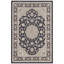 Tapis Farleigh traditionnel de style persan audacieux, gris ivoire et beige, lavable à la machine, antidérapant, à poils courts, pour l'intérieur et l'extérieur, adapté aux animaux domestiques, idéal pour le salon, la chambre, la salle à manger, l'entrée, le couloir ou le bureau.-477003186