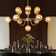 Rael 13 - Light Sputnik Modern Linear Glass Bubble Dining Chandelier