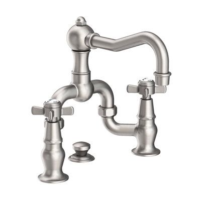 Chesterfield Bathroom Bridge Faucet with Drain Assembly
