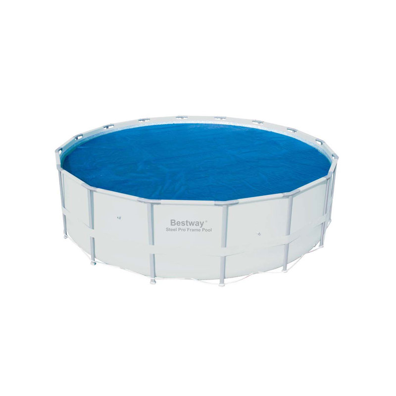 Bestway 15 Foot Round Above Ground Swimming Pool Solar Heat Cover