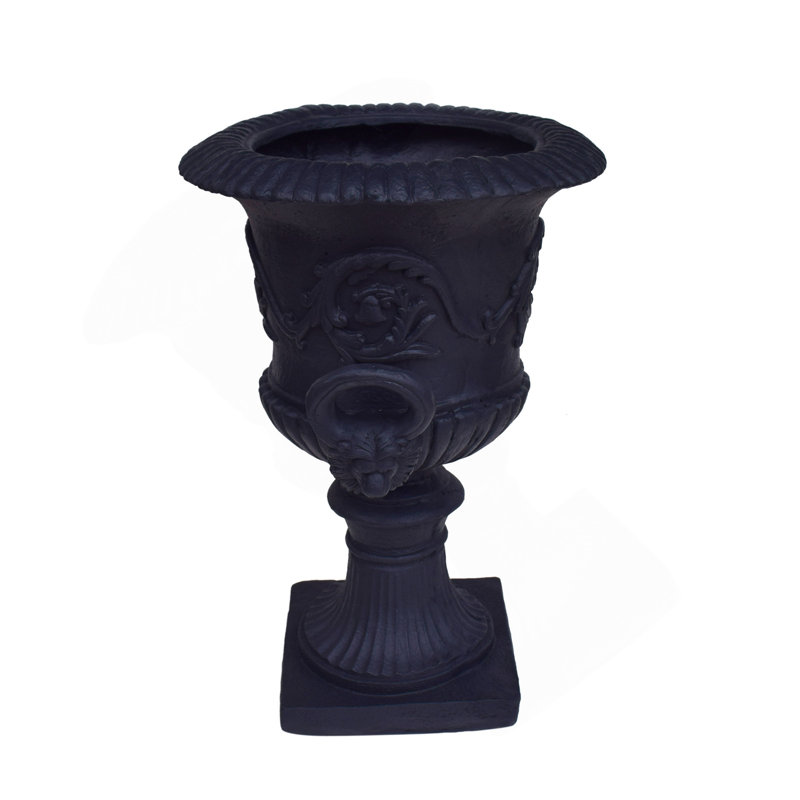 Garden Urn Planter, Black