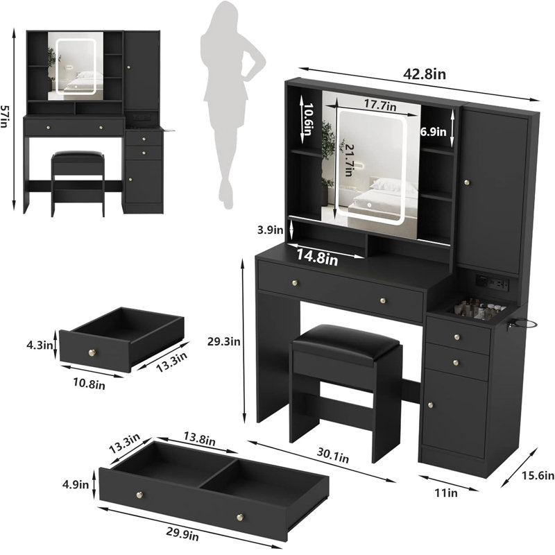 Farhadbek Vanity, Black
