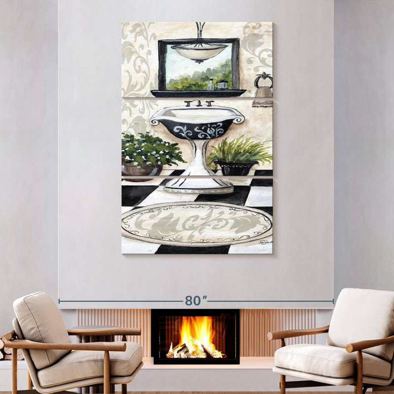 Kerrick BW Bath I, 74" H x 48" W