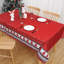 Oxford Christmas Tree Print Tablecloth 180GSM Polyester | Waterproof Wipeable Festive Cover for Dining Room, Kitchen & Holiday Parties-1038448450