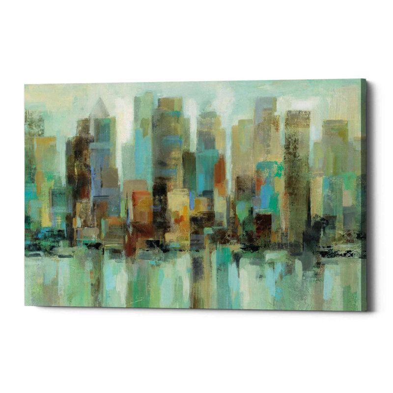 «Morning Reflections» par Silvia Vassileva, art mural sur toile, H 26 po x l 40 po