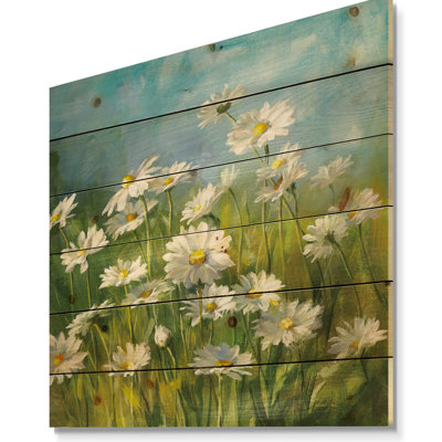 Summer Field II - reproduction traditionnelle sur bois de pin naturel