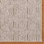 Tapis intérieur / extérieur à poils longs à poils longs et beige, Nylah Haley-115249515