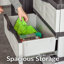 Freestanding Plastic 3-Drawer Storage Unit-484493976