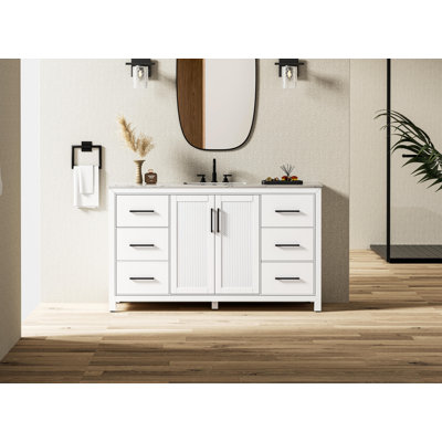 Meuble-lavabo simple 60 po