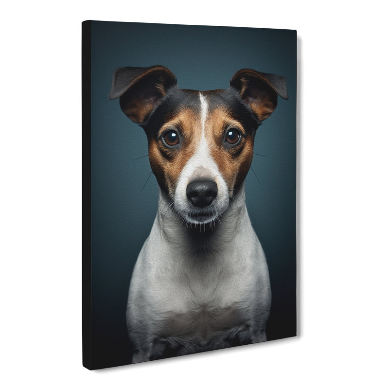 Jack Russell Minimalism No.3 - Print, 50cm H x 35cm W x 3cm D