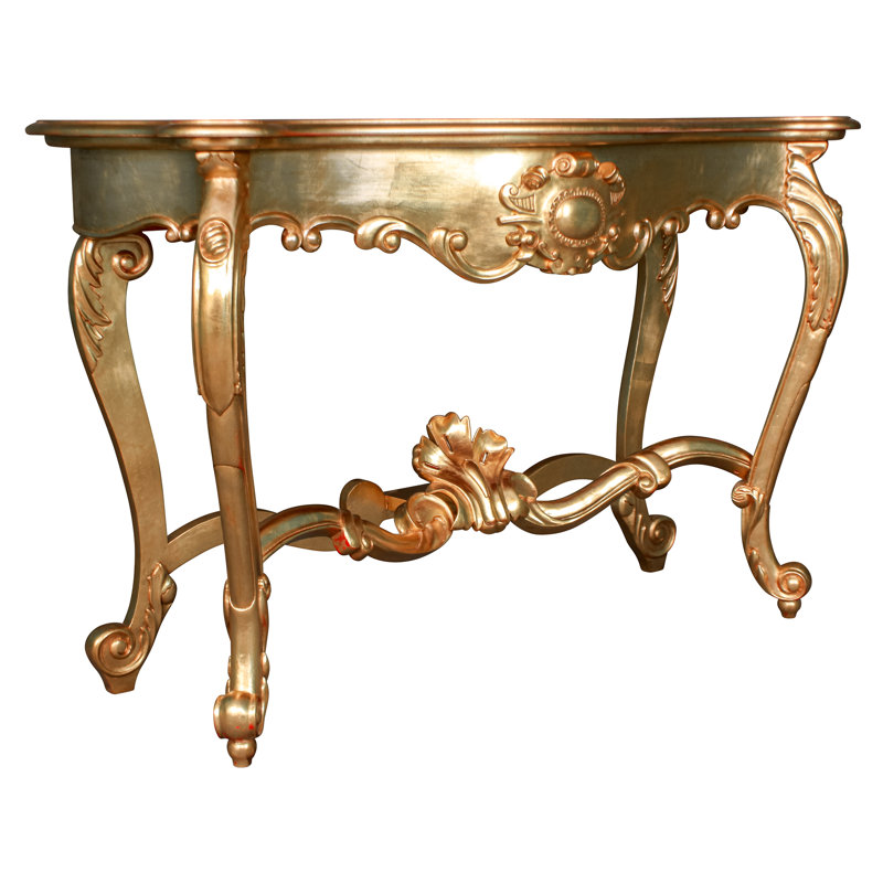 Chateaux De Rochecotte Gilded Console Table