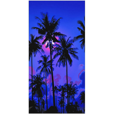 Serviette de plage de nuit sans sable 63 "x30", serviettes de voyage légères à séchage rapide pour adultes