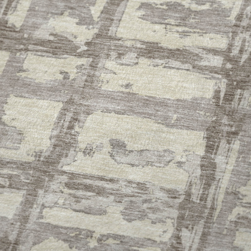 Jeté à rayures Addison Sherpa ASB745, Beige